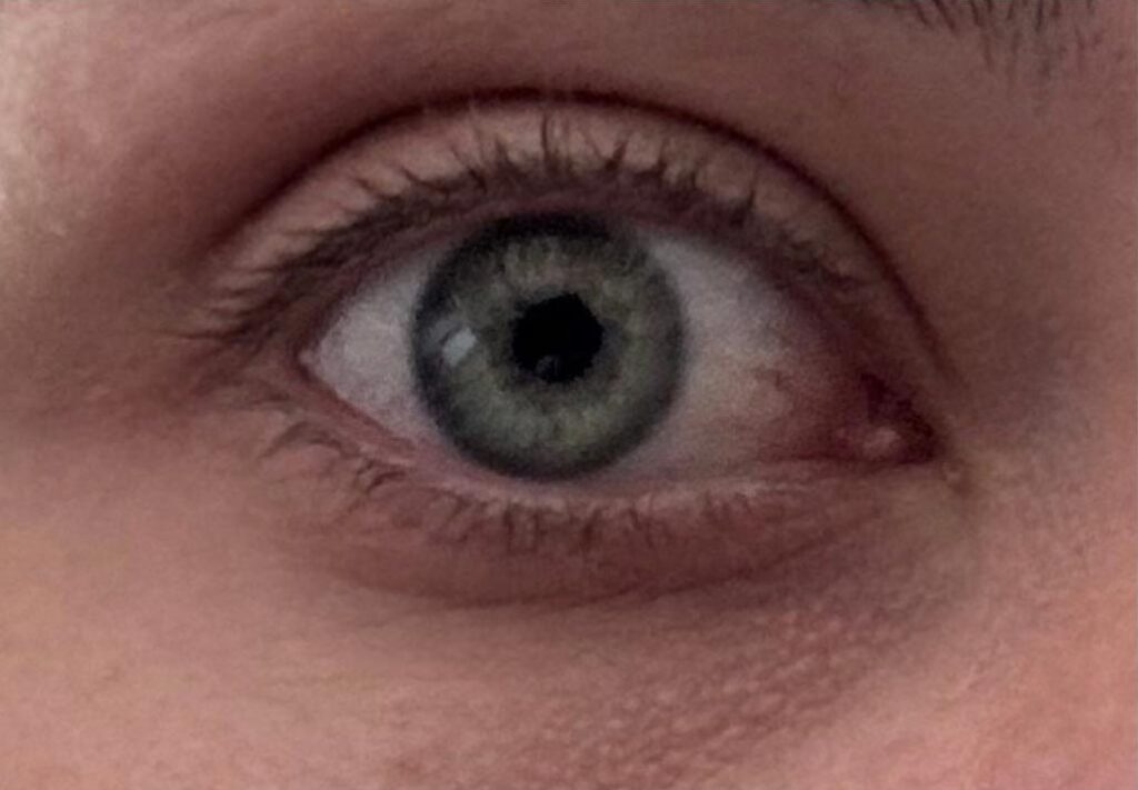 Eye close-up — not like this