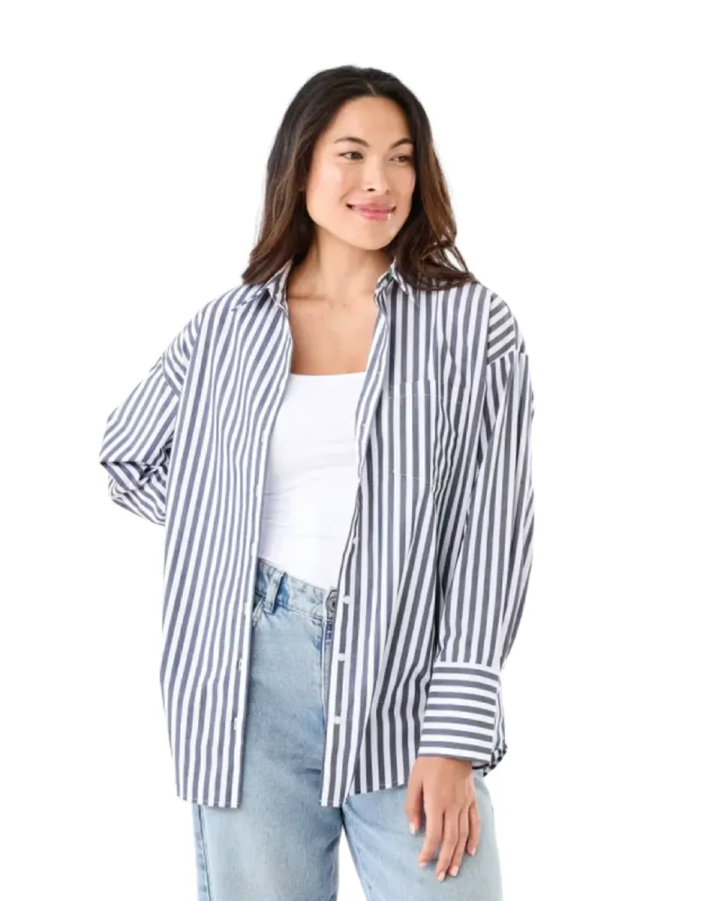Kmart  Long Sleeve Oversized Cotton Shirt